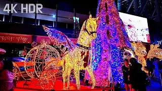 Dream Christmas 2024 Night Walk through Tokyo Skytree Town Winter Lights | Japan