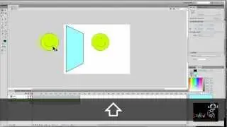Flash Tutorial | How to create a mirror reflection of a moving object or animation