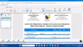 #10   MODULE DIPLOMATIE   : Carte de famille
