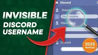 How to Set an Invisible Username on Discord - (2025 METHOD)