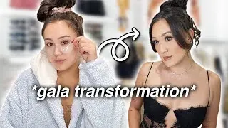 GRWM & Messy Bun Tutorial (YouTube Gala)! Vlogmas Day 11
