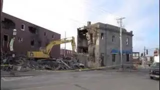 Bathurst - King Ave., Main St. Fire November 2015 ( Before/After )