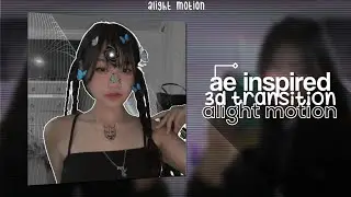 ae inspired 3d transition w/ shake | alight motion
