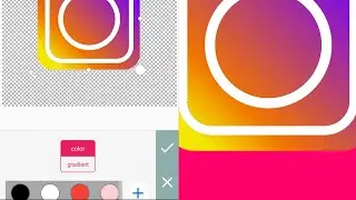 Cara membuat logo Instagram menggunakan aplikasi PixelLap