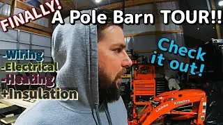 TOUR INSIDE MY NEW POLE BARN!! (How + Why I did what I did!)