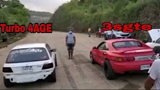 Mr2 3sgte  vs Starlet 4age turbo | motorsportja 