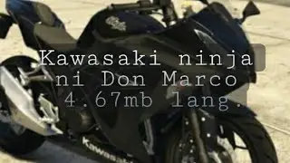 Kawasaki ninja ni Don Marco nasa GTA samp na! dff in txd