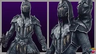 Sculpting NOOB SAIBOT (Bi-Han) | MORTAL KOMBAT | MK 11 Skin | Polymer Clay | Timelapse