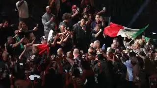 MOMENTO SUBLIME. Canelo sale con Fuerza Regida en Las Vegas para pelea ante Berlanga