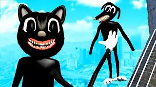 GTA 5 - CARTOON CAT vs CARTOON DOG!!