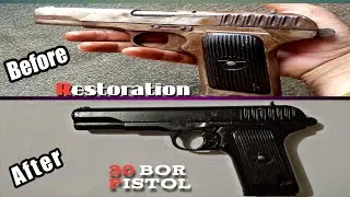 Restoration of Rusty Gun (Pistol)
