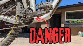 Shimano MTB Crank Failure || Don't Let This Happen To You!