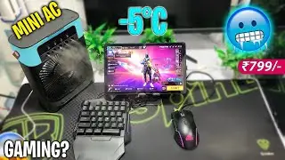 Best Powerful *Mini Cooler*❄️ Under ₹799 for Gaming? | I Bought Mini Cooler for Summer & Gaming Test