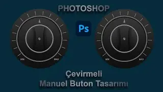 Manuel Anahtar Çevirmeli Buton Tasarımı - Photoshop Çeverimeli Buton Tasarımı