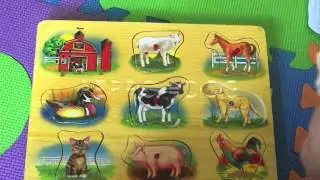 MELISSA & DOUG SOUNDS PUZZLE | LEARNING SPANISH | APRENDIENDO ESPANOL
