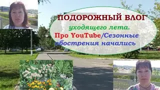 ВЛОГ подорожный. Про YouTube. Сезонные обострения начались!
