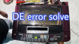 DE error top load washing machine // fully automatic top load washing machines de error