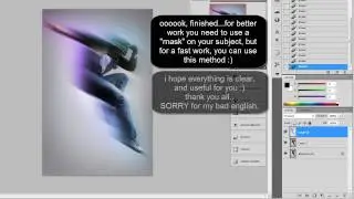 Photoshop Tutorial - Motion Blur Effect