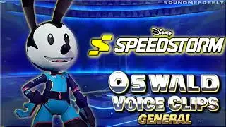 All Oswald General Voice Clips • Disney Speedstorm • All Voice Lines • 2023 (Robby Benson)