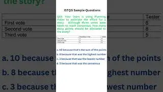 ISTQB Sample Questions || Q13 || Automation Testing || Selenium Java