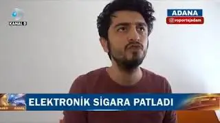 ELEKTRONİK SİGARA PATLADI