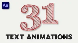 31 Cool Text Animations in After Effects for Newbies!