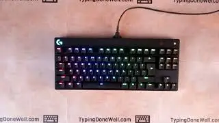 Logitech G Pro - RGB lights on and off (short test)