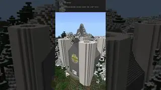 Epic Minecraft Cathedral on a Snowy Mountain! ❄️🏰 #CodeMagic #minecraft