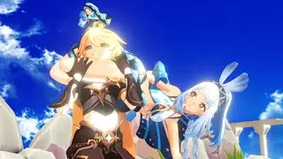 [MMD/Genshin Impact] Mualani's headscissor!