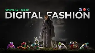 Digital Fashion в Cinema 4d + Clo 3d | Redshift Render