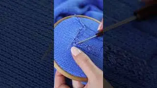Darning holes invisible | Repair & Care for beginners