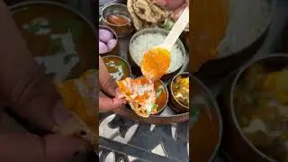 Special Thali ki special bite #shorts #food  #delhi  #thali
