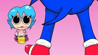Pow Sky VS Sonic EXE (FNF animation meme) I NEW SONIC EXE MOD