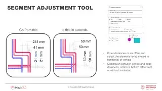MagiCAD for Revit – Segment Adjustment Tool (Common Tools)