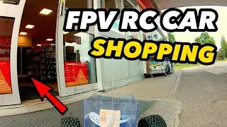 FPV RC Car Buying Food