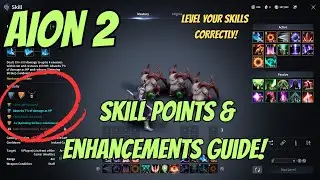 AION 2 – Skill Points & Enhancements Guide! How to Upgrade Your Skills & Stigmas (Beginner Tips)