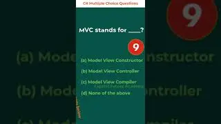 C# Multiple Choice Question 