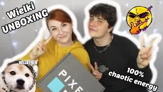 Wielki unboxing PIXELBOX! Dużo paczek, mało rozsądku, tylko memy z Kanto Cosplay  🤡 ✨