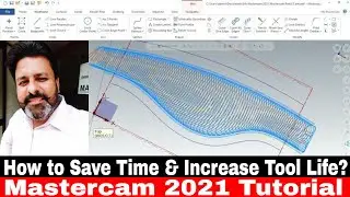 Mastercam 2022 Blend Milling | Mastercam 2022 Peel Milling | Mastercam 2022 Tutorial | Mastercam