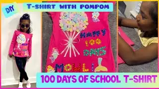 100 Days of school T-shirt | DIY | Easy and Affordable | 100Days of school T-shirt ideas|USA|tamil