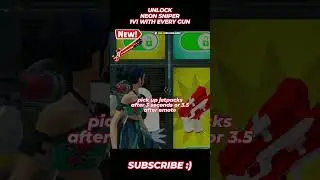 NEON SNIPER 1V1 with every gun FORTNITE @HIVECR8