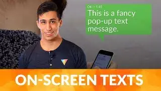How to make pop-up text message effects | HitFilm Express
