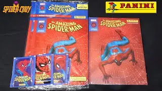 Album AMAZING SPIDER-MAN | PANINI | Comparación Pasta Dura y Suave Mas Apertura de SOBRES | 60 Años