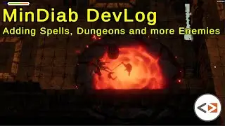 Mini-Diablo Experimental Game | Spells, Random Dungeons and Enemies | Unity DevLog