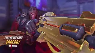 Overwatch Reaper ganando un punto difícil sobre la hora highlight