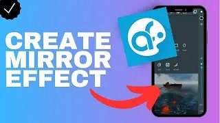 How to create a mirror effect in the Artflow app?