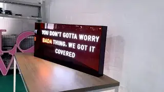 Neon Tubes Installed in a Box with a Clear Cover