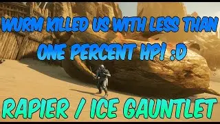 Sandwurm PvE Build Rapier IG *failed at 1%* Raid in New World Aeternum