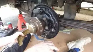 Classic Campervan Restoration,Hymer B544 Brakes, new wheel cylinders,  new brake lines, etc