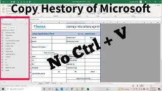 How to use windows 10 clipboard | What is Microsoft clipboard | How to use clipboard in Excel & Word